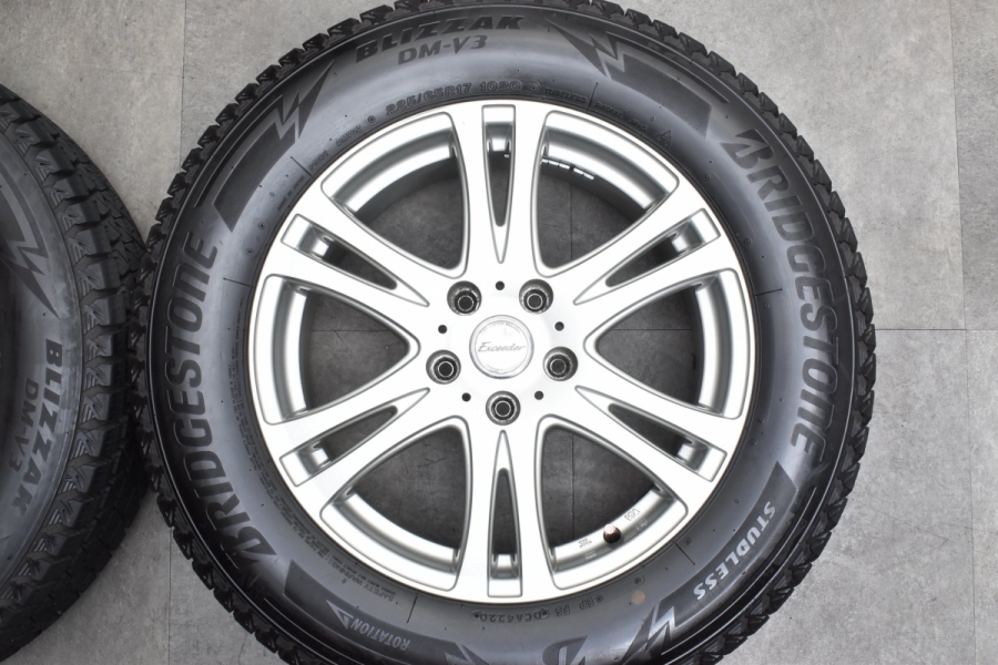 OLF FAMILY様用 ３本目 ブリヂストンDM-V3 ホイールセット ブリジストン DM-V3 265/60R18