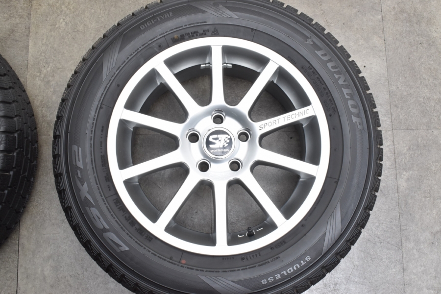 美品 バリ溝】ボルボ XC70サイズ スポーツテクニック MONO10 16in 6.5J +40 PCD108 ダンロップ DSX-2 215/65R16  VOLVO V60 VS60 車検用に 中古 スタッドレスタイヤホイールセット | パーツ販売ナンバーワン