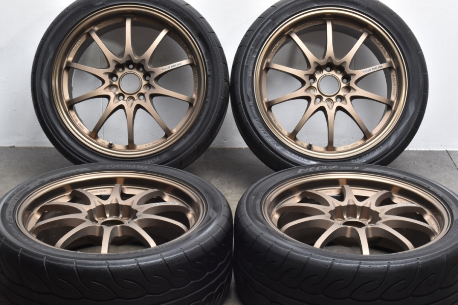 鍛造品】RAYS VOLK RACING CE28N 18in 8J +38 PCD114.3 ヨコハマ