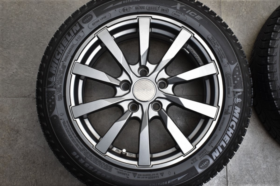 美品 バリ溝】ユーロテック ガヤ10 16in 6.5J +38 PCD112 ミシュラン X