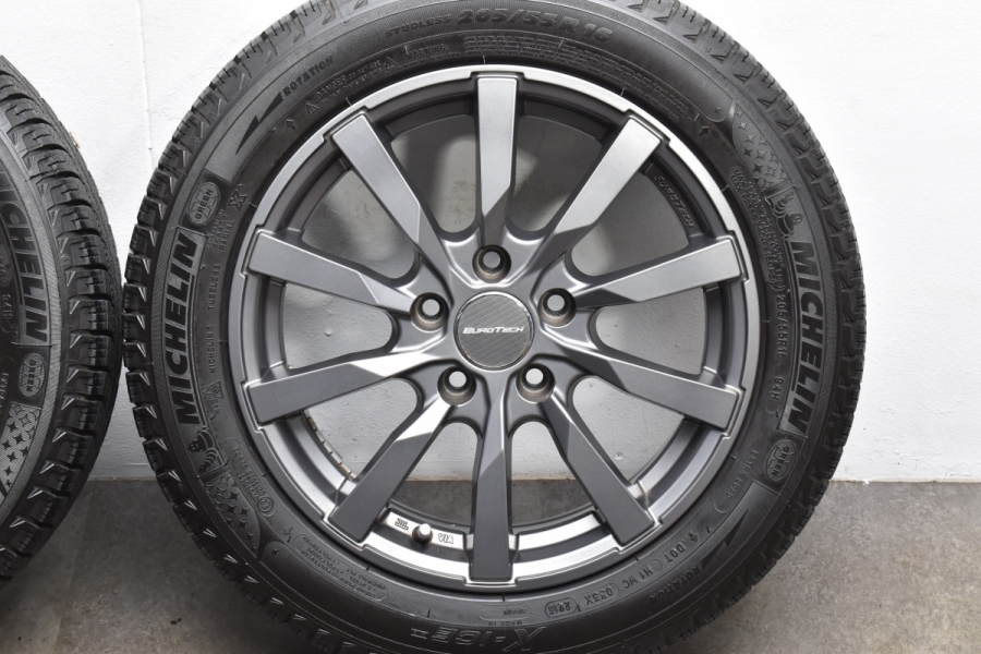 ユーロテック16インチホイール EURO TECH ユーロテック 社外ホイール 16インチ 4本 6.5J5HPCD112+48