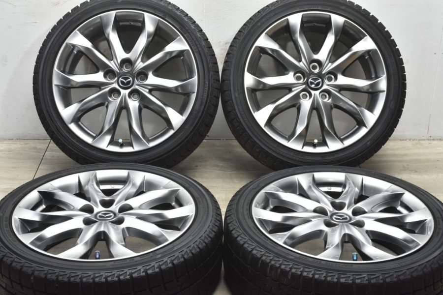 バリ溝】マツダ アクセラスポーツ XD 純正 18in 7J +50 PCD114.3