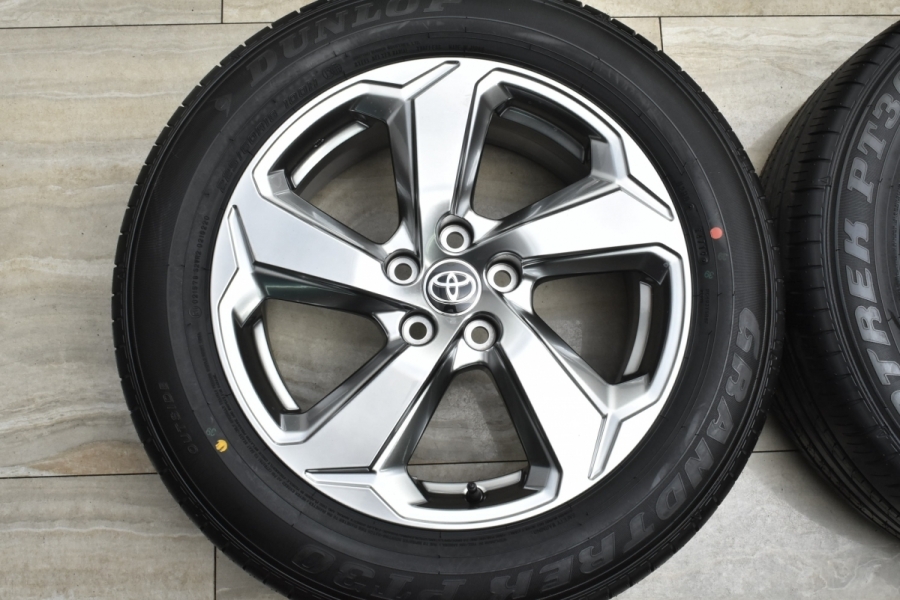 新車外し 美品】トヨタ RAV4 G 純正 18in 7J +35 PCD114.3 ダンロップ