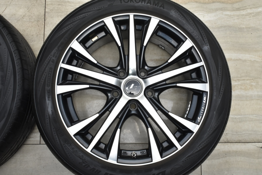 人気ホイール】WEDS LEONIS UC 17in 7J +53 PCD114.3 ヨコハマ ブルー