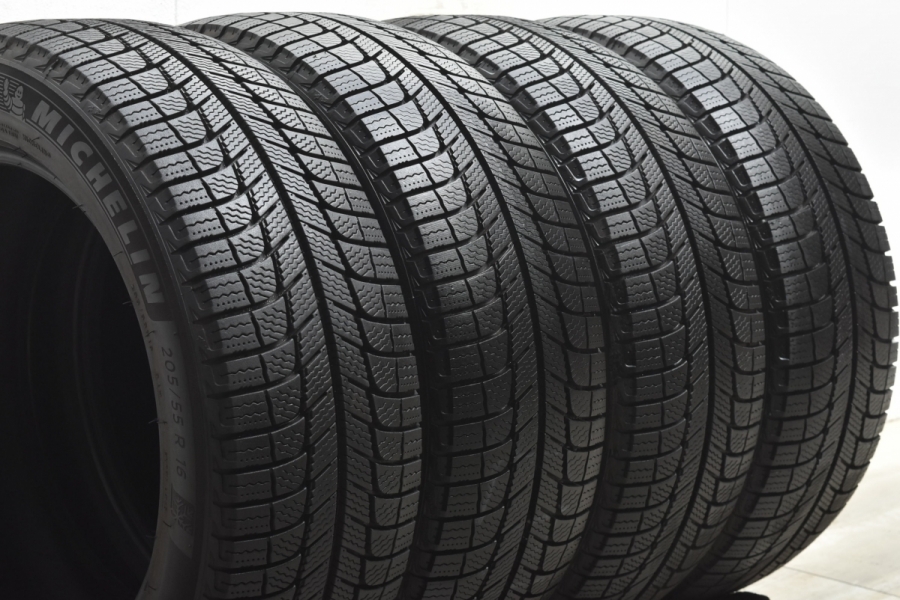 【バリ溝スタッドレス】ミシュラン X-ICE3+ 205/55R16 4本 ノア ヴォクシー プリウス スカイライン シビック アコード アクセラ  アテンザ