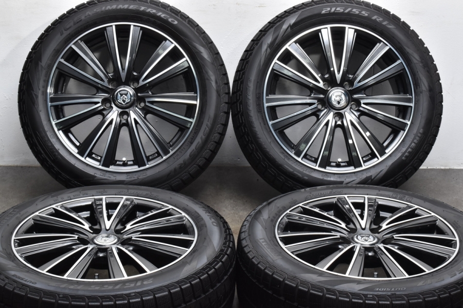 バリ山✨ クラウン　アルミ付きピレリー製　スタッドレスタイヤ215/55R17 バリ山✨ クラウン アルミ付きピレリー製 スタッドレスタイヤ215/55R17