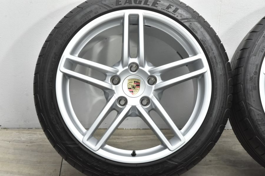 中古美品◆ポルシェ 911 純正カレラIIIホイール 18インチ　4本セット 正規品】ポルシェ 996型 911 純正 18in 8J +50 11J +45 PCD130