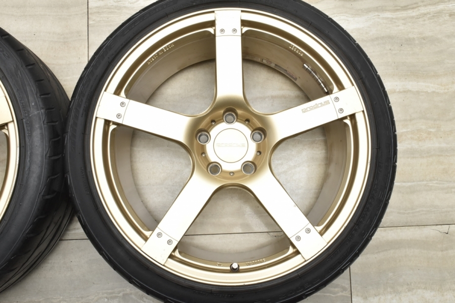 鍛造】ブリヂストン プロドライブ Prodrive GC-05N 19in 9J +50 PCD112 245/35R19 アウディ A4 RS3  TT VW シロッコ パサート FORGED 中古 タイヤホイールセット | パーツ販売ナンバーワン