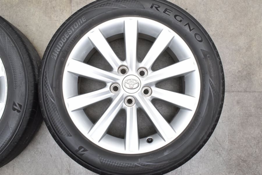 ホイールのみ販売可能】トヨタ カムリ 純正 17in 7J +45 PCD114.3 ブリヂストン レグノ REGNO GR-XII 215/55R17  エスティマ クラウン 中古 タイヤホイールセット | パーツ販売ナンバーワン