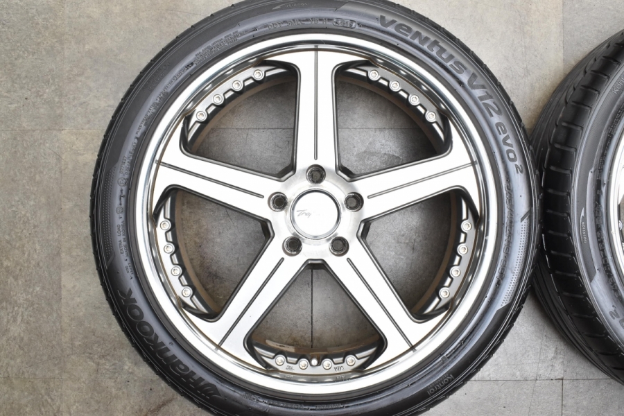 特価品】トラフィックスター RTS 19in 8J +47 PCD114.3 ハンコック 245/40R19 アルファード ヴェルファイア  エルグランド エリシオン 中古 タイヤホイールセット | パーツ販売ナンバーワン