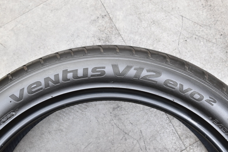 2021年製 バリ溝】ハンコック ベンタス V12 evo2 245/45R20 4本セット 