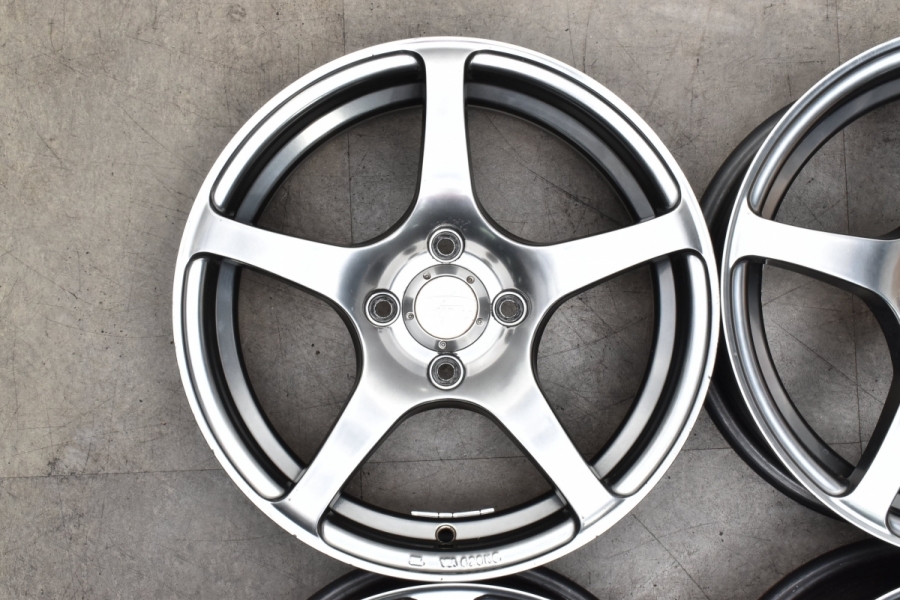 程度良好品】PADINAC スペック5 15in 6.5JJ +35 PCD100 4本セット