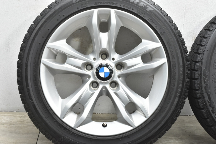 【程度良好品】BMW E84 X1 純正 17in 7.5J +34 PCD120 ブリヂストン ブリザック RFT 225/50R17 ランフラット  F30 F31 3シリーズ 流用も