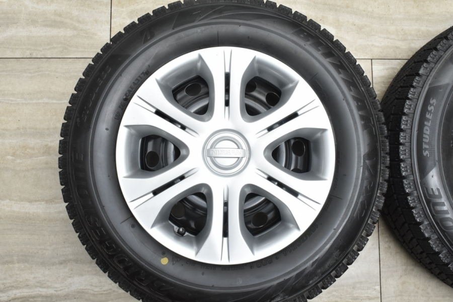 美品 バリ溝】ニッサン ノート 純正 14in 5.5J +40 PCD100