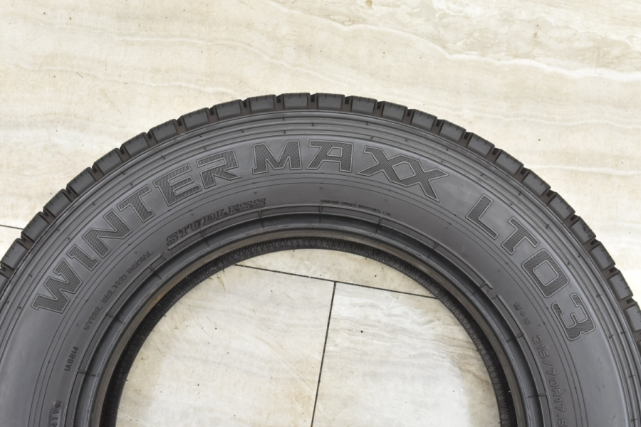 【バリ溝】ダンロップ ウィンターマックス LT03 215/70R17.5 118/116L LT 6本セット 小型トラック バス用  スタッドレスタイヤ チューブレス