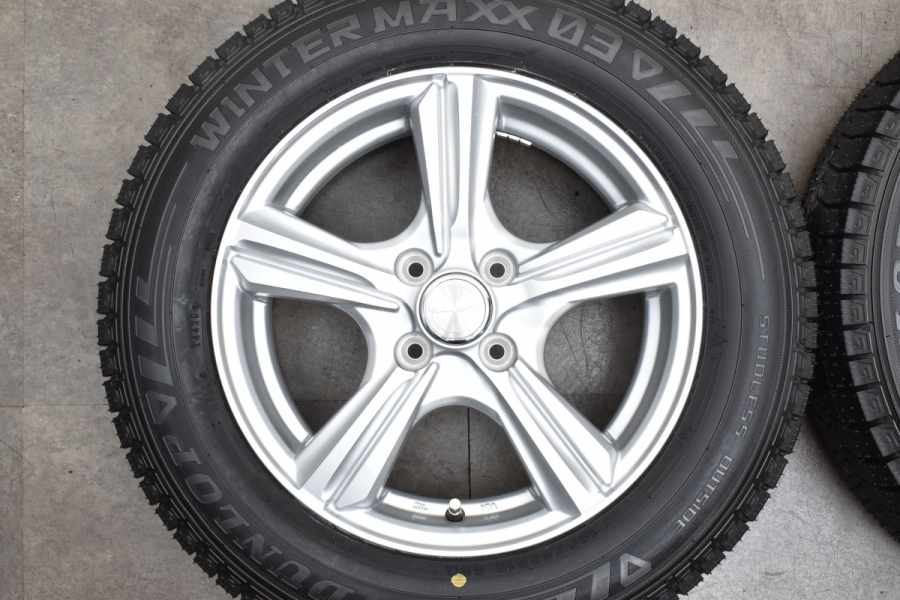 2020年製 バリ溝 WM03付】VIOLENTO 15in 5.5J +50 PCD100 ダンロップ