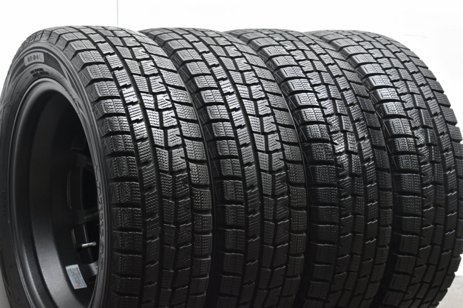 バリ溝】シュナイダー 15in 4.5J +43 PCD100 ダンロップ ウィンター