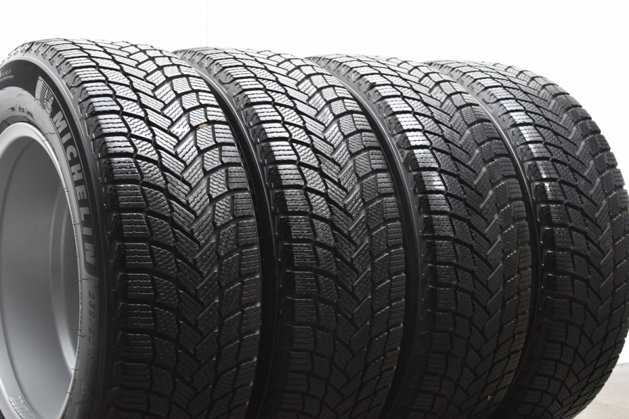 【美品 バリ溝】ボルボ XC40 純正 17in 7.5J +50.5 PCD108 ミシュラン X-ICE SNOW SUV 235/60R17  品番:31680565 スタッドレス