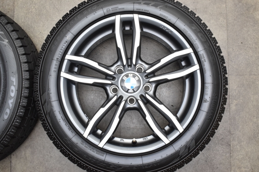 バリ溝 美品】BMW F10 F11 5シリーズ 純正サイズ MAK LUFT FF 17in 8J +30 PCD120 トーヨー 225/55R17  F34 3シリーズ グランツーリスモ 中古 スタッドレスタイヤホイールセット | パーツ販売ナンバーワン