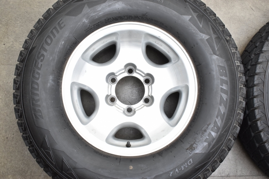 バリ溝】トヨタ ランドクルーザー 80 純正 16in 8J ±0 ブリザック DM  