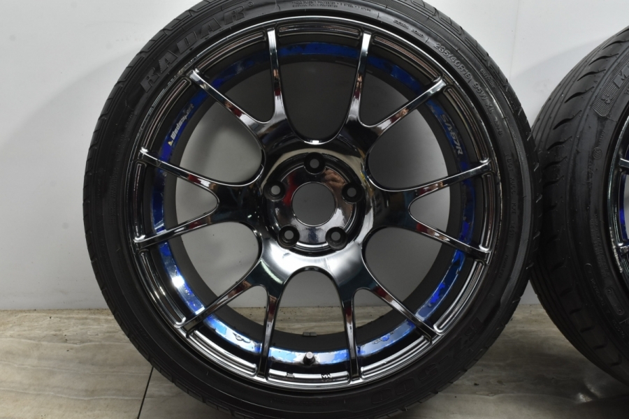 人気ホイール】ウェッズスポーツ SA-67R 18in 9J+36 PCD114.3 RADAR/MAXTREK 235/40R18 スカイライン  シビック ランサーエボリューション 中古 タイヤホイールセット | パーツ販売ナンバーワン