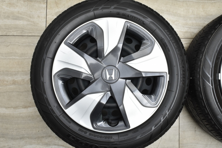 美品】ホンダ フィット 純正 15in 6J +50 PCD100 ブリヂストン 