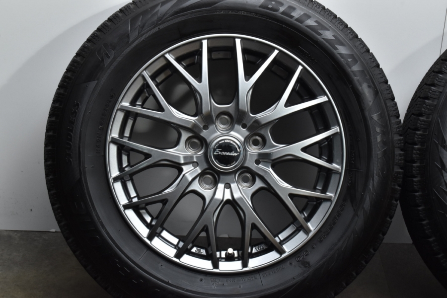 2020年製 バリ溝 美品】エクシーダー 15in 6J +53 PCD114.3