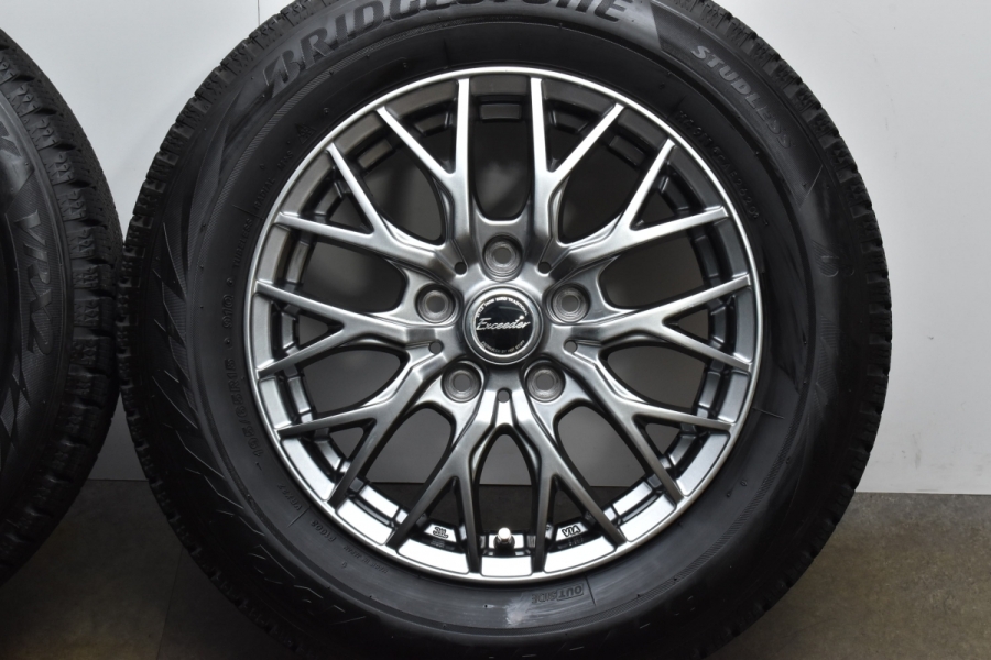 2020年製 バリ溝 美品】エクシーダー 15in 6J +53 PCD114.3