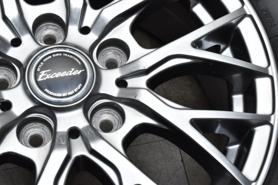 2020年製 バリ溝 美品】エクシーダー 15in 6J +53 PCD114.3