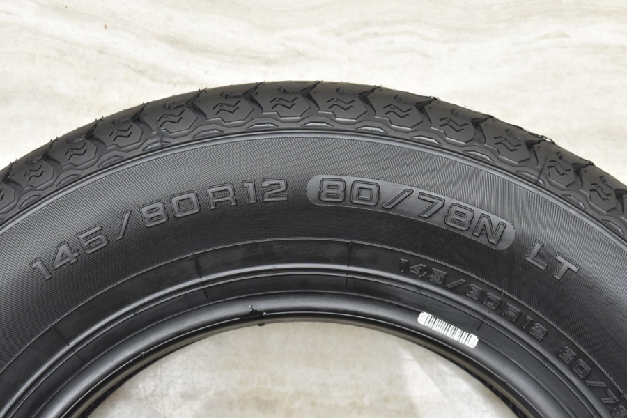 2022年製 未使用 4本セット】145/80R12 LT ヨコハマ スーパーバン Y356