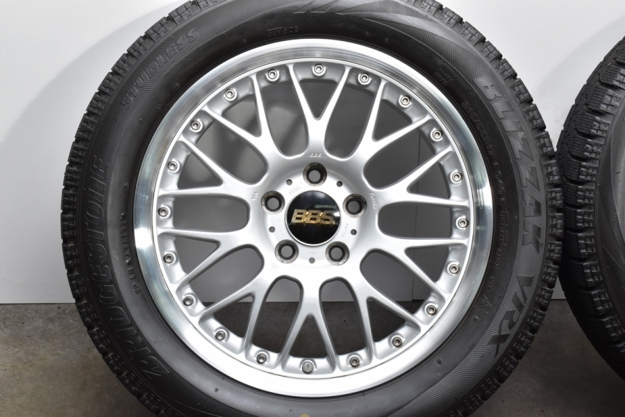 【鍛造品】BBS RS778 17in 7J +45 PCD114.3 ブリヂストン ブリザック VRX 215/55R17 カムリ クラウン  スカイライン ヴェゼル