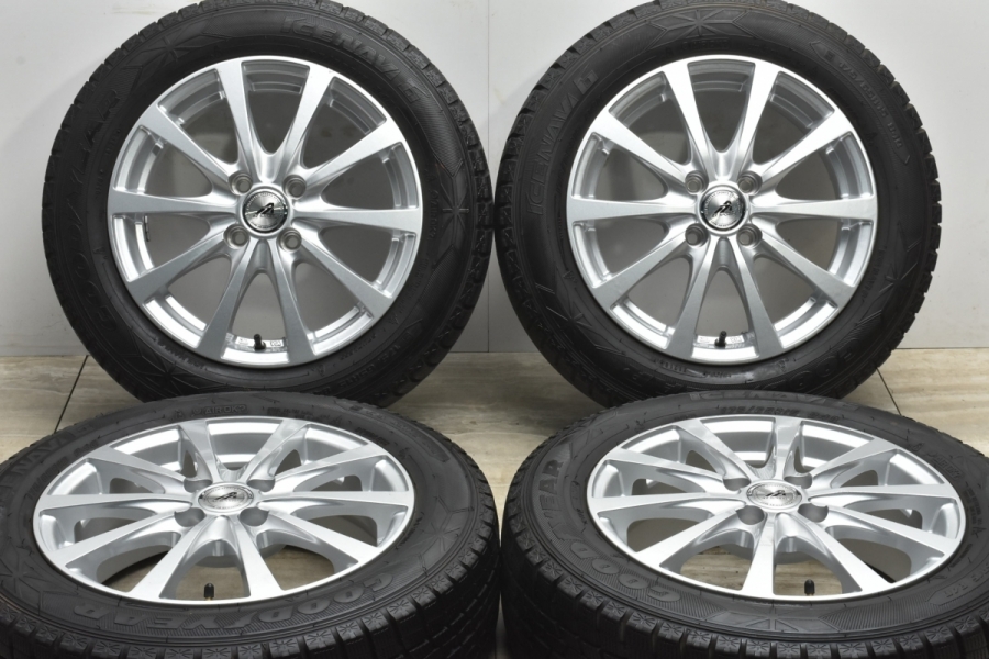 バリ溝】AZ スポーツ 15in 5.5J +43 PCD100 グッドイヤー アイスナビ6 175/65R15 アクア ヤリス ヴィッツ フィット  スイフト イグニス | パーツ販売ナンバーワン