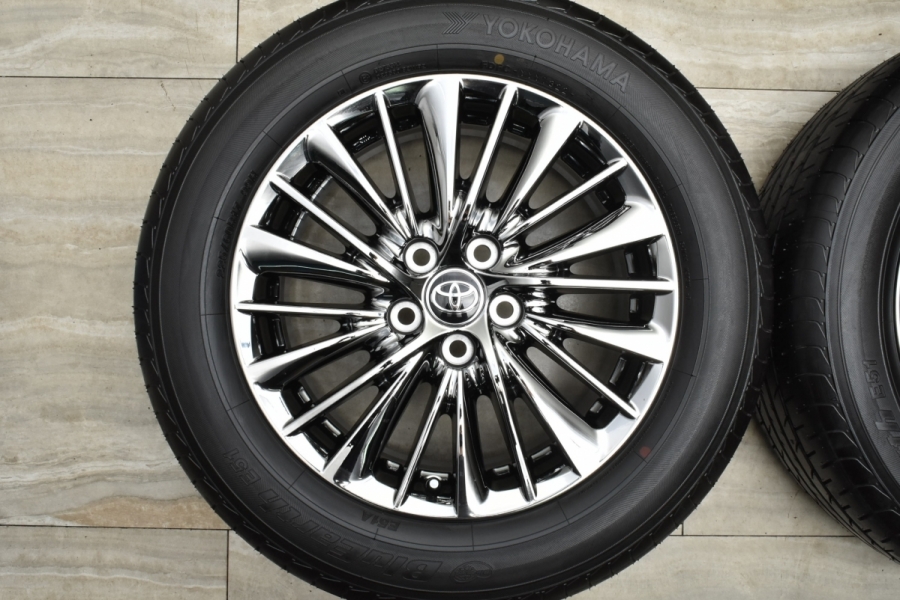 新車はずし　225/60R17　ヨコハマ　アルファード、ヴェルファイア純正　4本 2022年製 新車外し】トヨタ 30 アルファード エグゼクティブ
