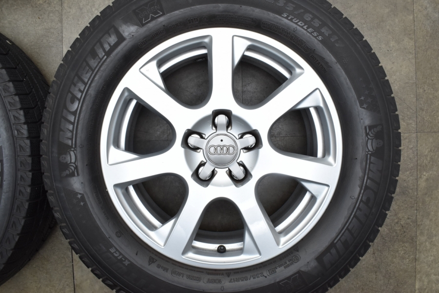 アウディQ5純正アルミホイール 235/65/R17 ミシュランスタッドレス