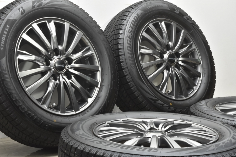 ◇中古2本バリ溝ブリザック195/65R15.VRX3.VRXスタッドレスセット VRX
