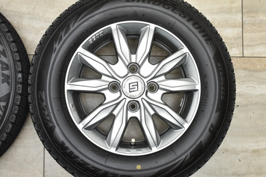 2021年製 バリ溝】SEIN 13in 4.00B +45 PCD100 ブリヂストン