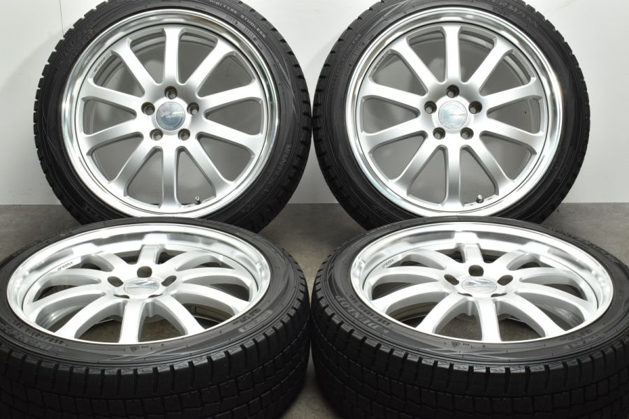 【人気ホイール】WORK GNOSIS HS204 19in 8J +50 PCD114.3 ダンロップ ウィンターマックス WM01  225/45R19 C-HR ジューク ヴェゼル CX-30