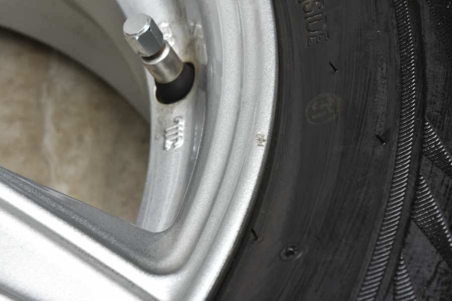 程度良好品】バルミナ 15in 5J +39 PCD100 ブリヂストン ブリザック