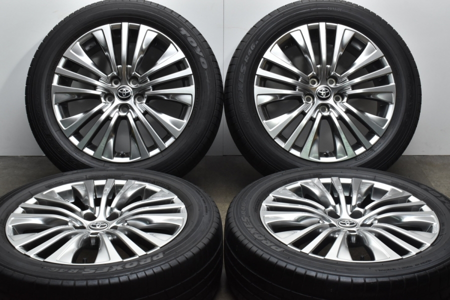 2020年製 美品】トヨタ 80 ハリアー Z 純正 19in 7J +35 PCD114.3