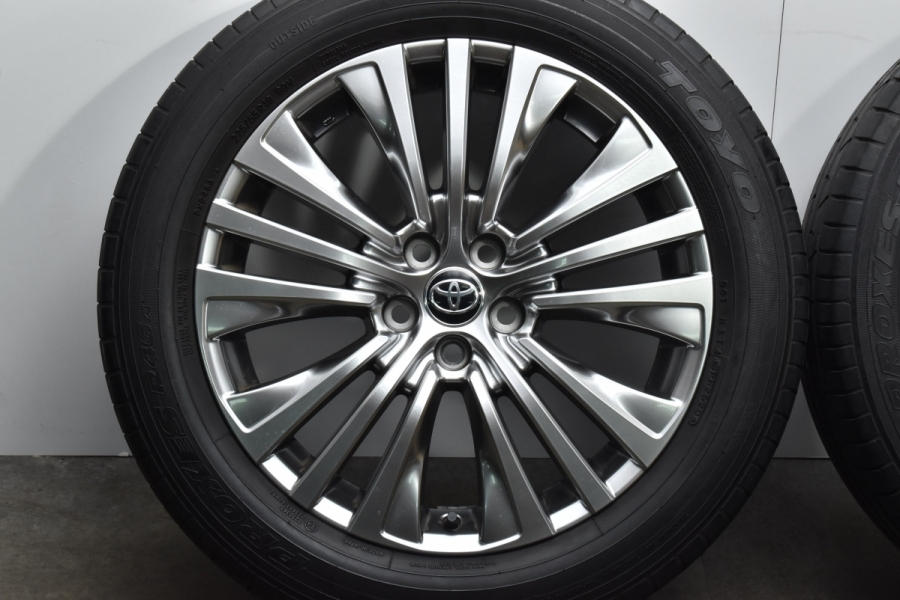 2020年製 美品】トヨタ 80 ハリアー Z 純正 19in 7J +35 PCD114.3