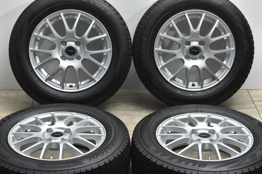 バリ溝 美品】トップラン 15in 5.5J +42 PCD100 ブリヂストン 