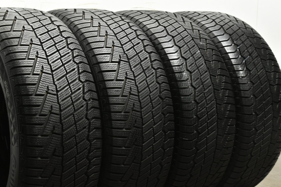 【バリ溝 美品】WEDS SPORT SA-25R 17in 7J +40 PCD114.3 コンチネンタル ノースコンタクト NC6  235/45R17 スカイライン シーマ シビック