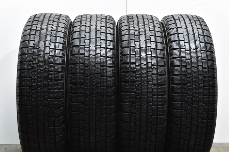 【バリ溝】INVERNO 14in 4.5J +45 PCD100 イエローハット アイスフロンテージ 155/65R14 ピクシス N-BOX  デイズ サクラ アルト タント