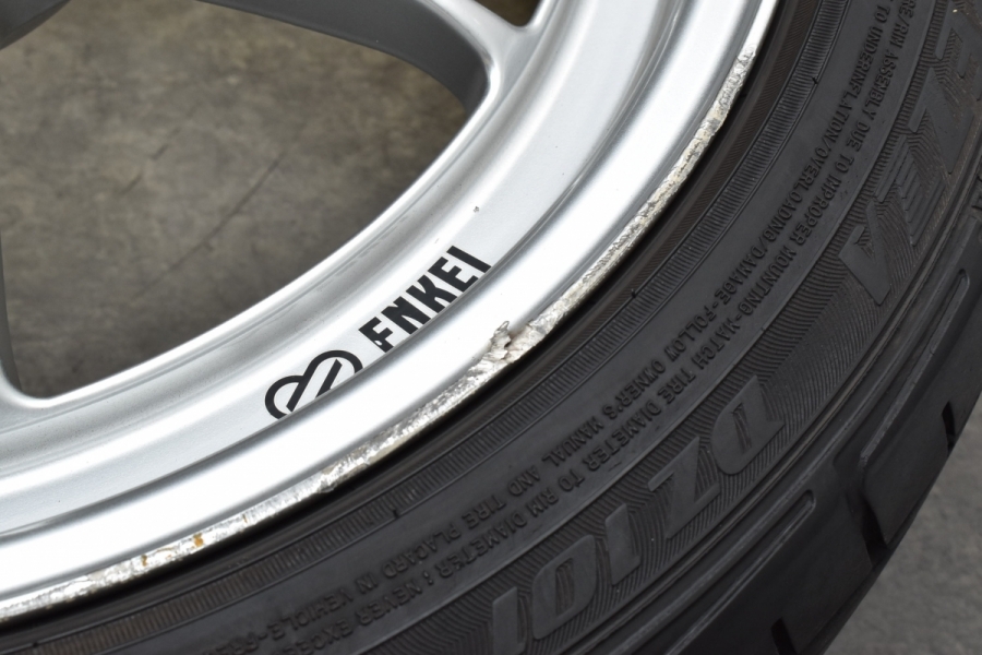 【バリ溝 軽量】ENKEI Racing RPF1 17in 7.5J+48 PCD100 ダンロップ ディレッツァ DZ101 215/45R17  86 BRZ インプレッサ レガシィ プリウス