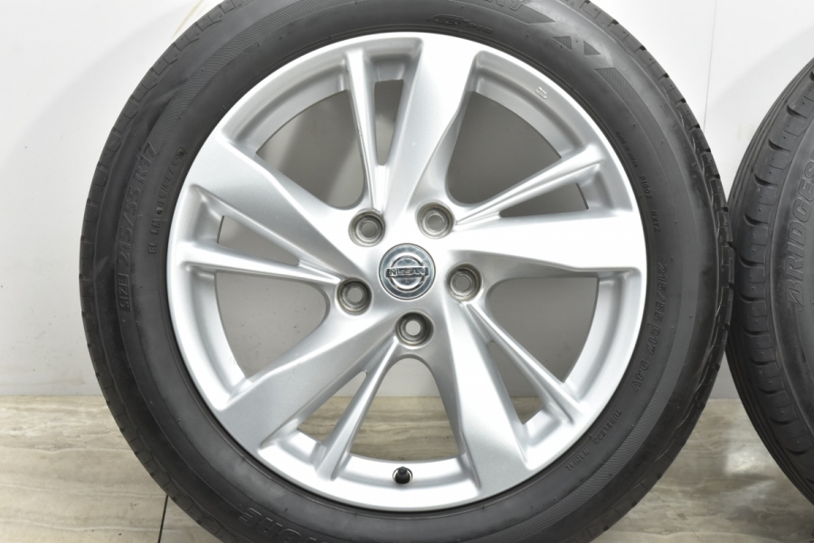 程度良好品】ニッサン 純正 17in 7.5J +50 PCD114.3