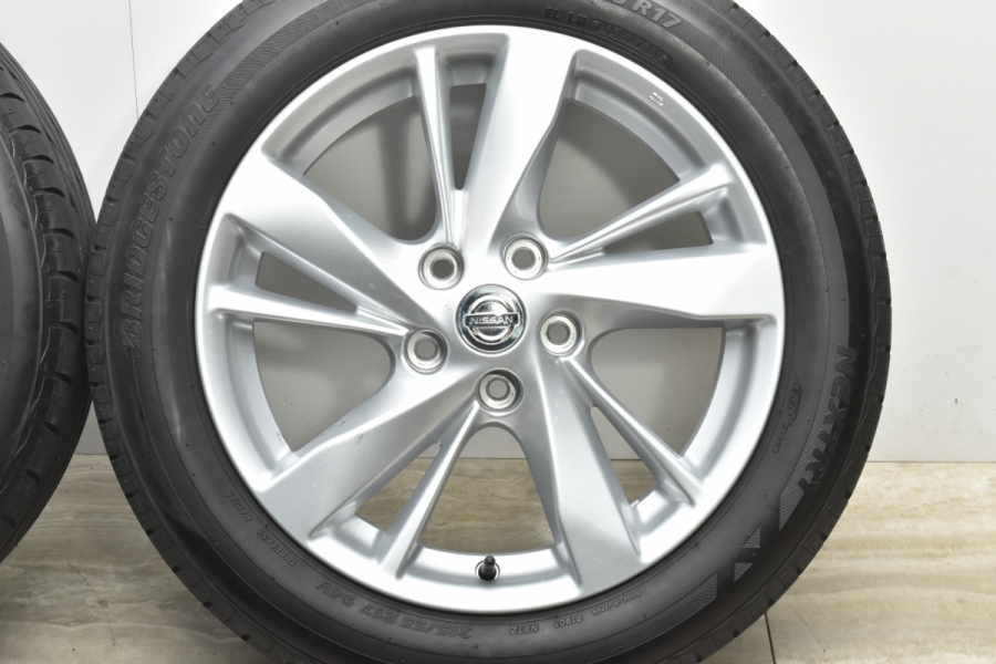 程度良好品】ニッサン 純正 17in 7.5J +50 PCD114.3