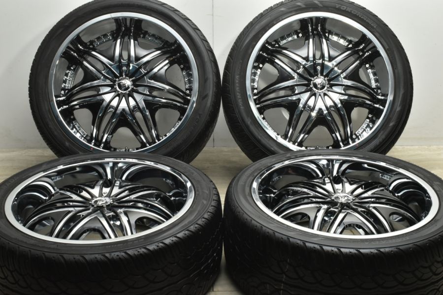 美品バリ溝】ディアブロ モーフィアス 22in 9.5J+35 PCD139.7 ヨコハマ PARADA Spec-X 285/40R22 シボレー  タホ エスカレード ハマー H3 中古 タイヤホイールセット | パーツ販売ナンバーワン