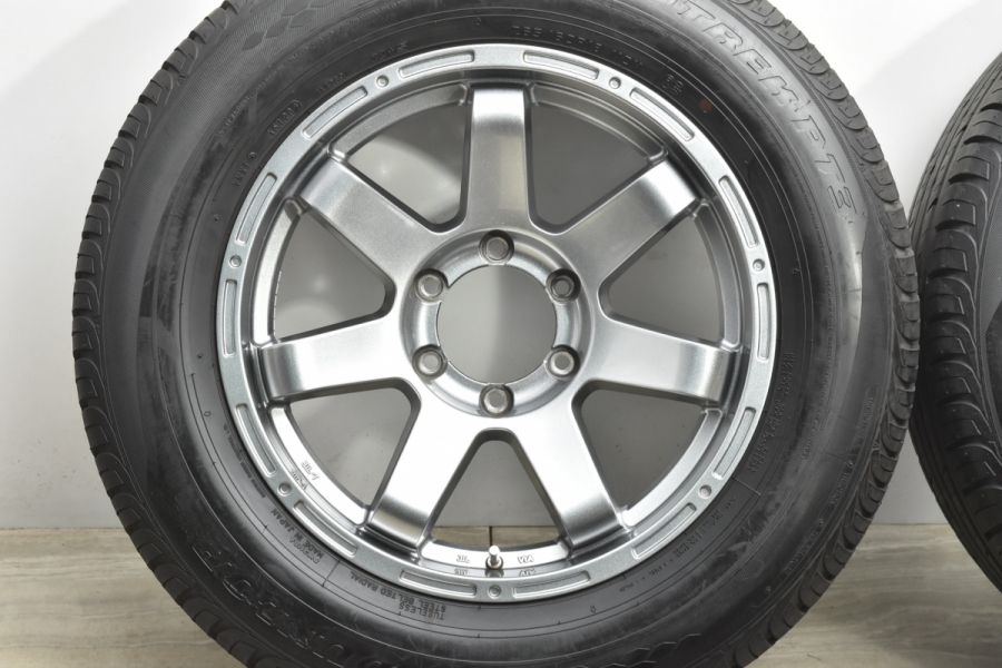 【人気ホール】マッドクロス MC-76 18in 8J +25 PCD139.7 ダンロップ グラントレック PT3 265/60R18 プラド  ハイラックス サーフ 5本セット