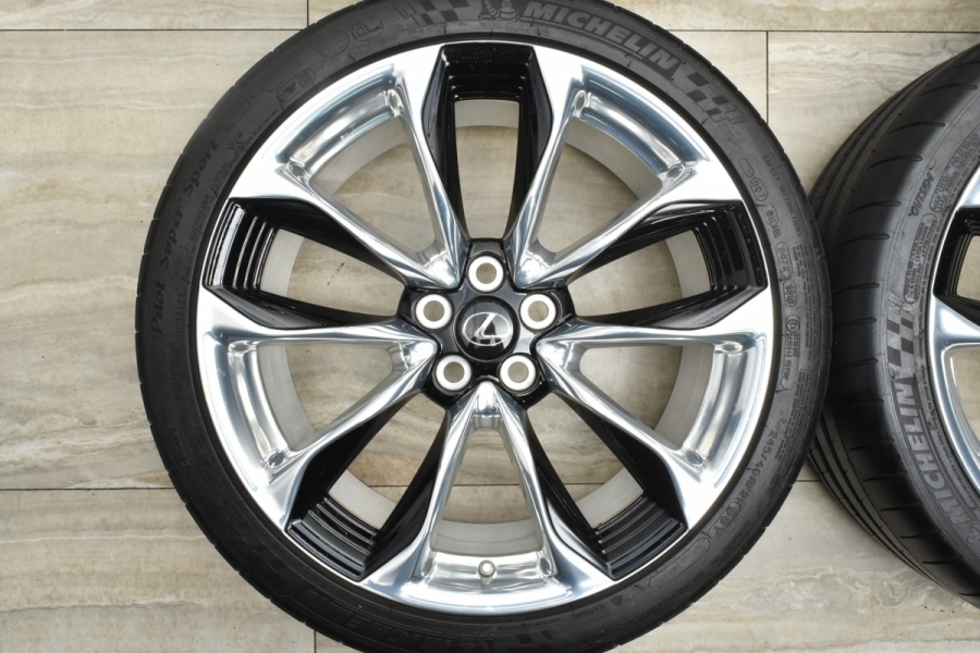 □レクサスLC純正21インチホイール＆空気圧センサー＆ワイトレ＋マック