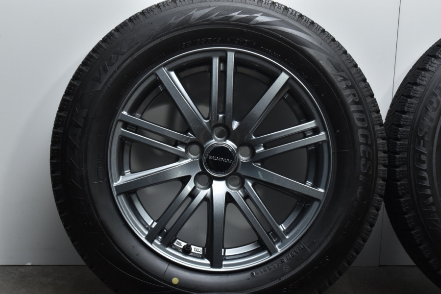 だるまプリウス　カローラなど　15インチ　アルミホイル　195/65R15 プリウス カローラ 冬タイヤ ブリヂストン ブリザック VRX3 195